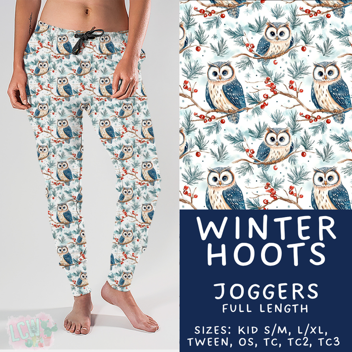 Batch #439 - Winter Watercolor 2 - Closes 10/30 - ETA mid Dec - Winter Hoots Joggers
