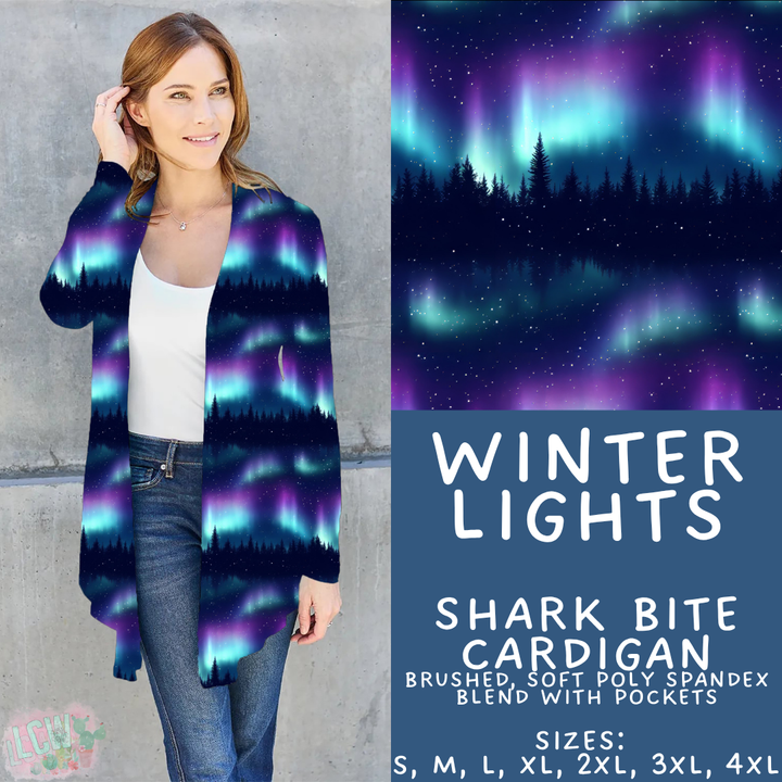 Batch #439 - Winter Watercolor 2 - Closes 10/30 - ETA mid Dec - Winter Lights Cardigan
