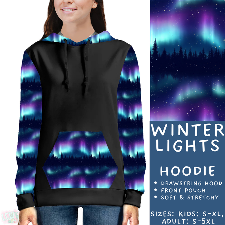 Batch #439 - Winter Watercolor 2 - Closes 10/30 - ETA mid Dec - Winter Lights Hoodie