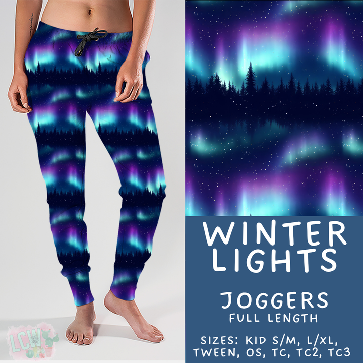 Batch #439 - Winter Watercolor 2 - Closes 10/30 - ETA mid Dec - Winter Lights Joggers