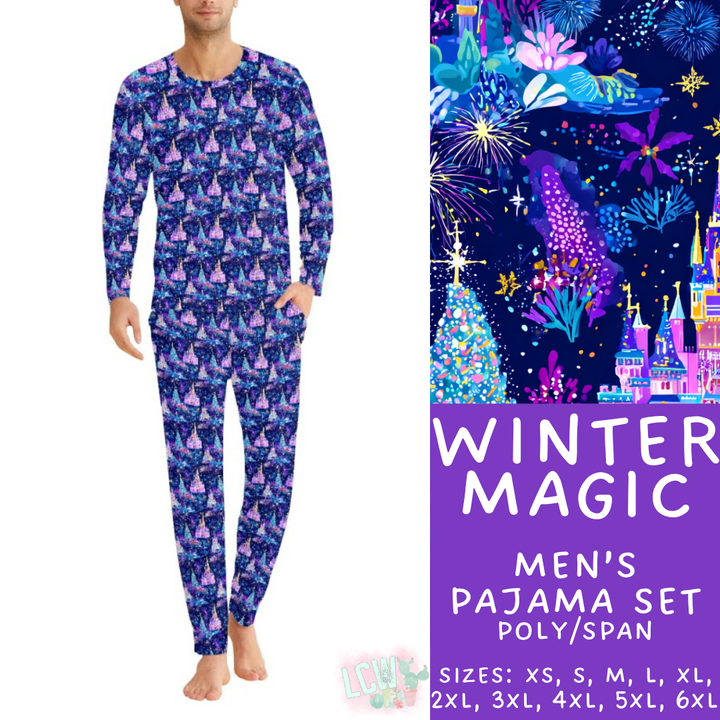 Batch #430 - Magical Christmas Family Pajamas - Closes 10/15 - ETA late Nov - Winter Magic Men's Pajama Set