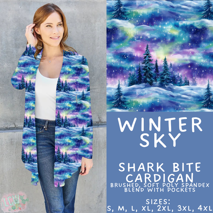 Batch #439 - Winter Watercolor 2 - Closes 10/30 - ETA mid Dec - Winter Sky Cardigan