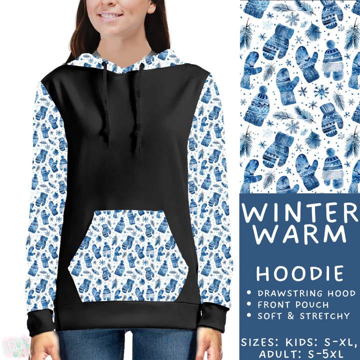 Batch #439 - Winter Watercolor 2 - Closes 10/30 - ETA mid Dec - Winter Warm Hoodie