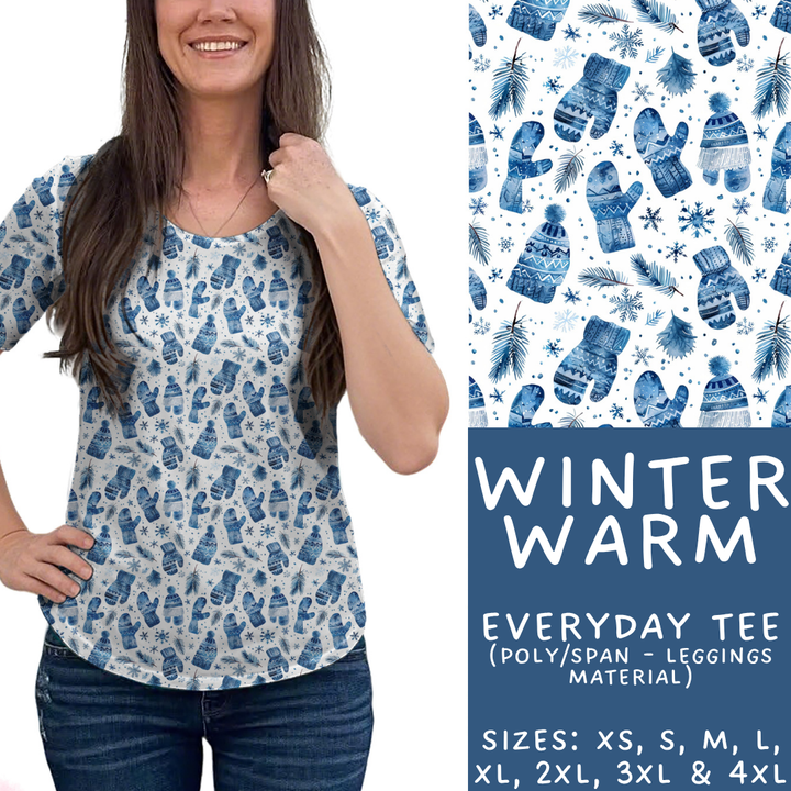 Batch #439 - Winter Watercolor 2 - Closes 10/30 - ETA mid Dec - Winter Warm Everyday Tee