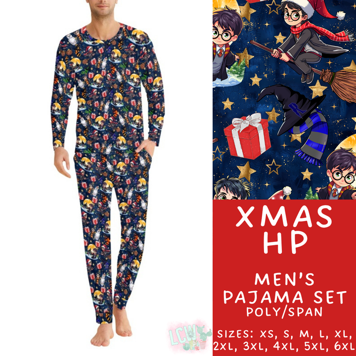 Batch #431 - Character Christmas Pajamas - Closes 10/16 - ETA late Nov - Xmas HP Men's Pajama Set