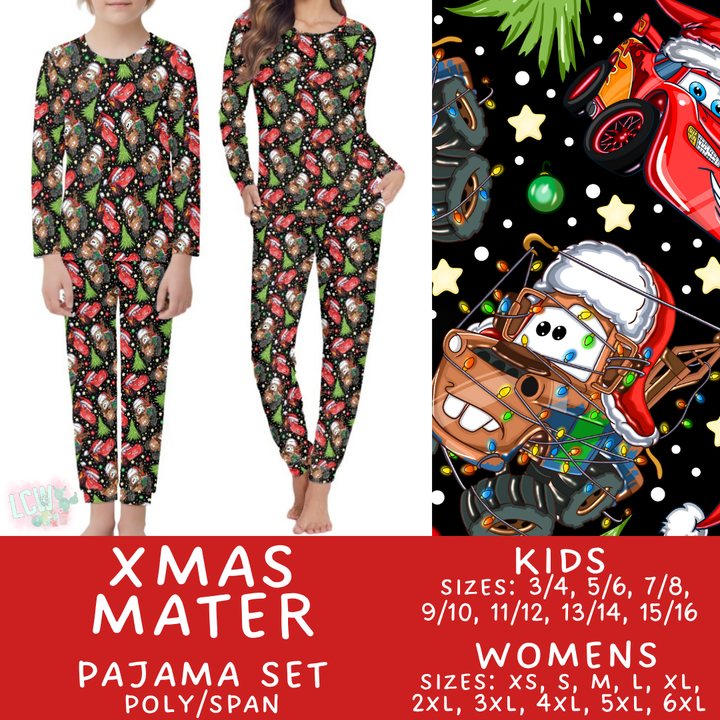 Batch #430 - Magical Christmas Family Pajamas - Closes 10/15 - ETA late Nov - Xmas Mater Women's & Kid's Pajama Set
