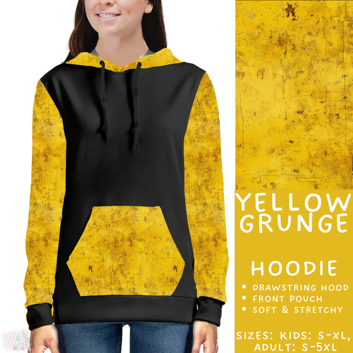 Batch #441 - Color Grunge - Closes 11/3 - ETA mid Dec - Yellow Grunge Hoodie