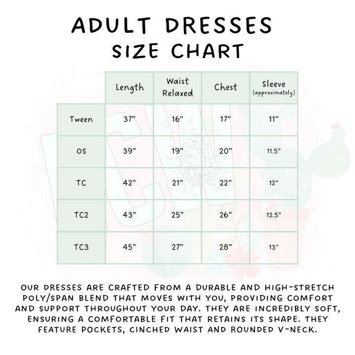 Batch #345 - Floral Dogs - Closes 5/26 - ETA mid/late July - Floral Dog 04 Adult & Kids Dresses