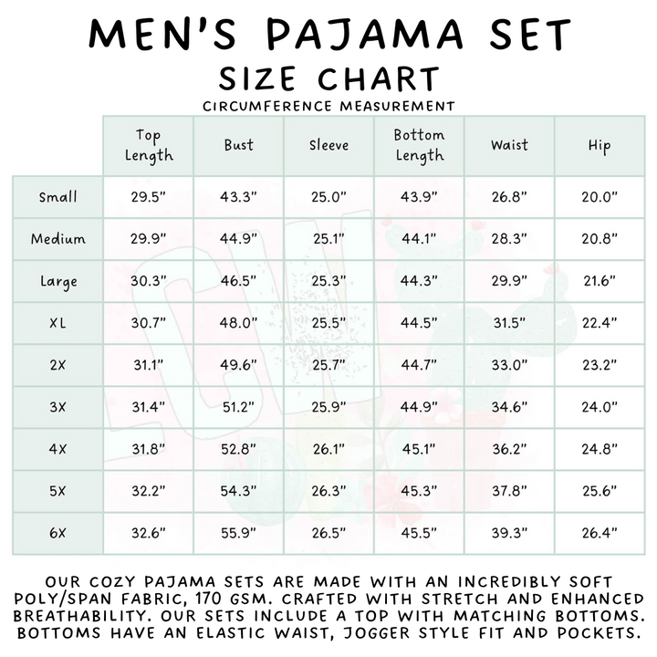 Batch #412 - Christmas Family Pajamas 2 - Closes 9/12 - ETA late October - CB Snow Men's Pajama Set