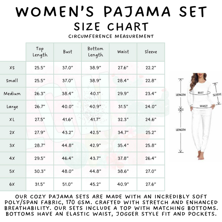 Batch #412 - Christmas Family Pajamas 2 - Closes 9/12 - ETA late October - Bright Blue Women's & Kid's Pajama Set