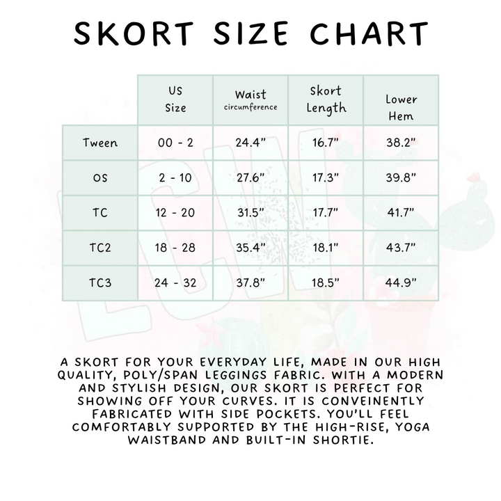 Batch #407 - Fall Fun 2 - Closes 9/4 - ETA mid/late October - Harvest Owl Skort