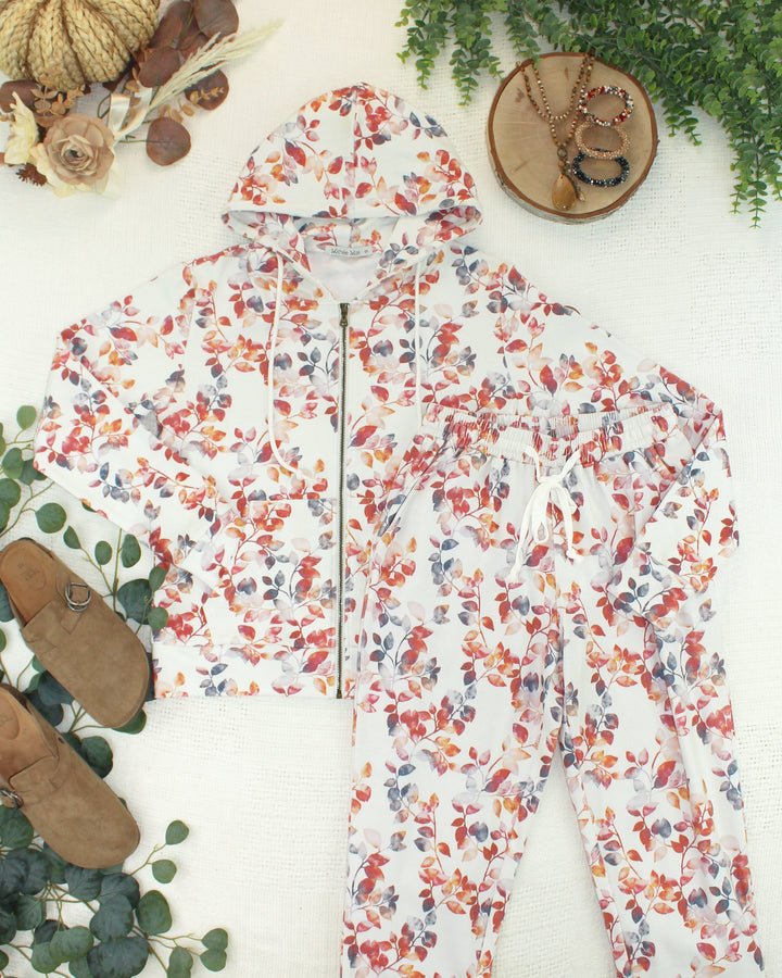 IN STOCK Fullzip Hoodie - Autumn Watercolor