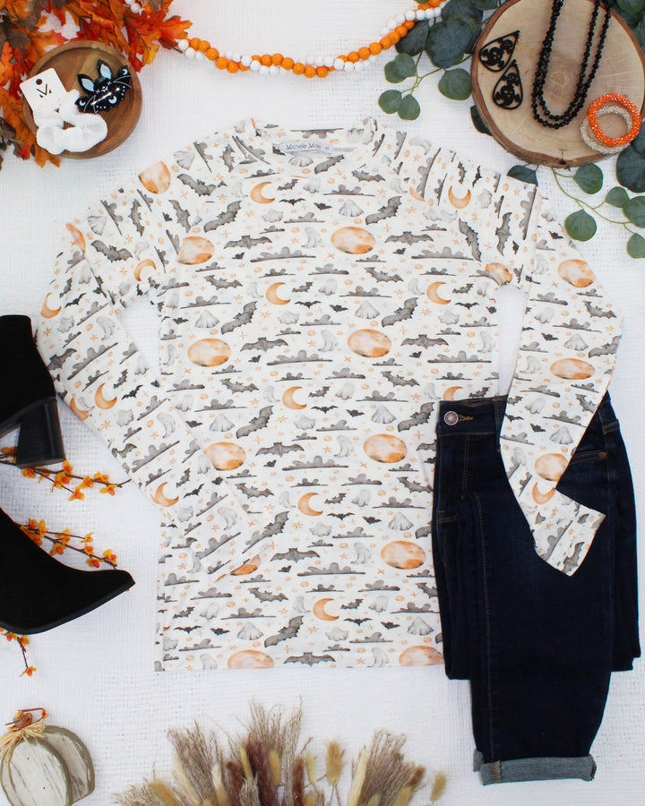 IN STOCK Blair Long Sleeve Top - Haunted Halloween