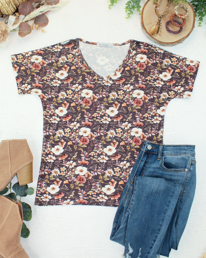 IN STOCK Chloe Cozy Top - Blushwood Floral