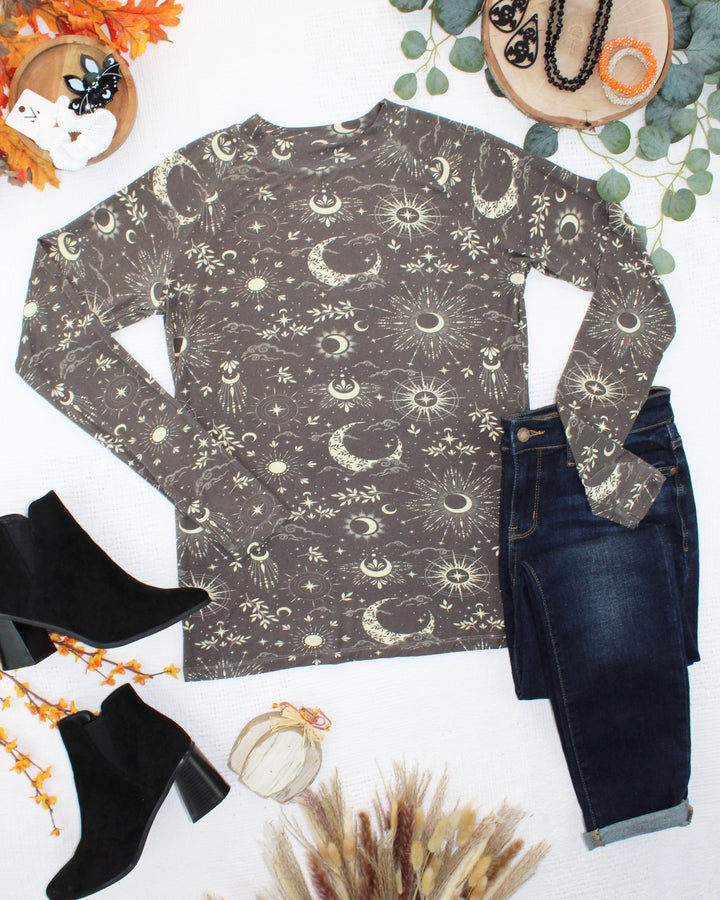 IN STOCK Blair Long Sleeve Top - Celestial Nights