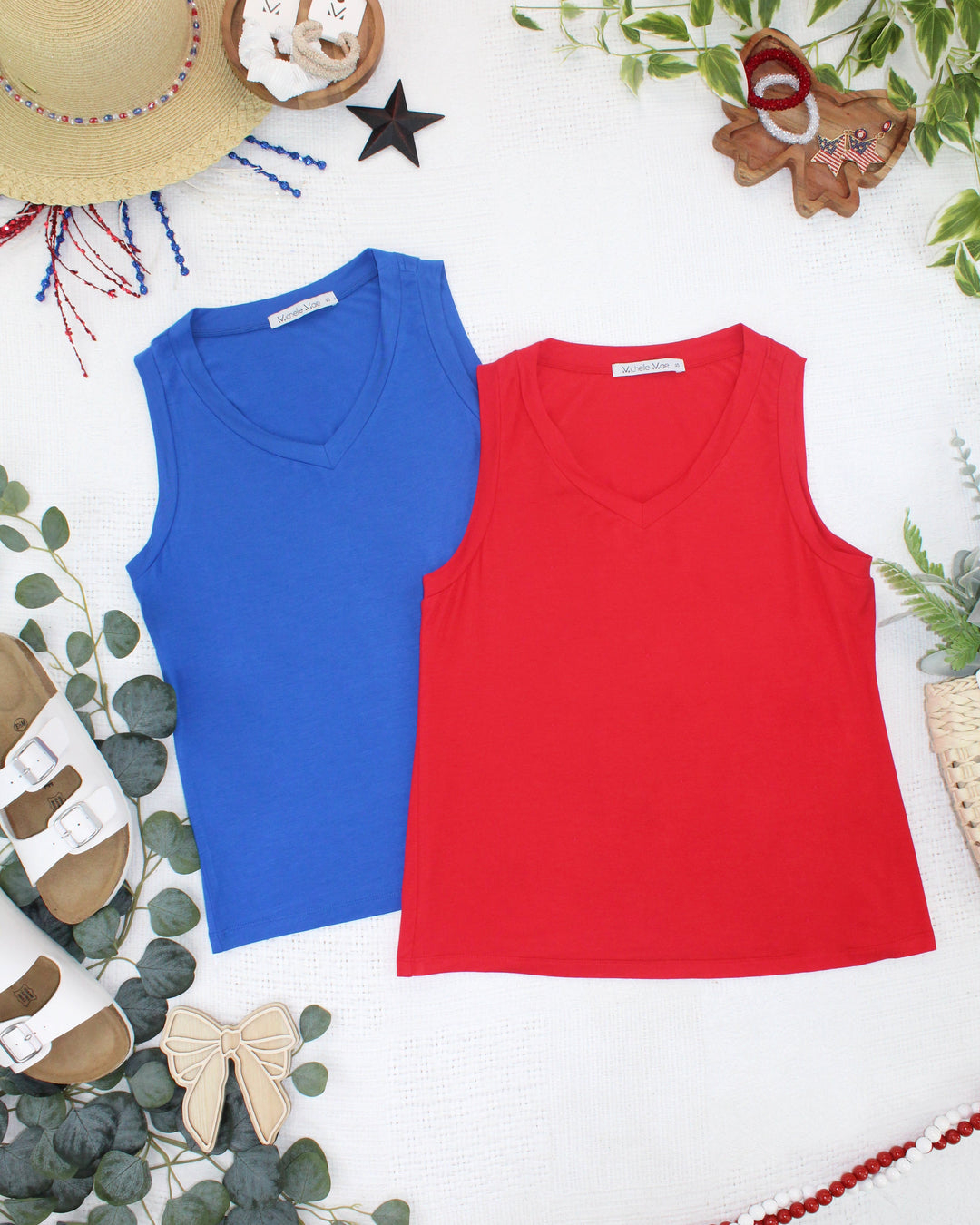 IN STOCK Noelle Tank - Red