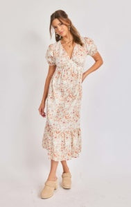 Rosita V-Neck Maxi Dress