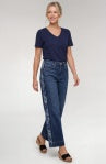 Stride Wide Leg w/Jacquard Jean