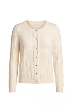 LS Button Cardigan Sweater