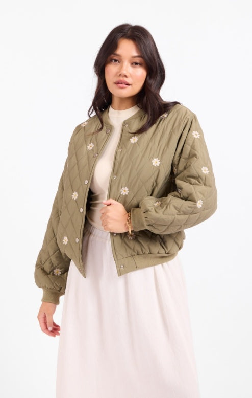 Wish Quilted Embroidered Jacket