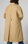 Raglan Sleeve Coat - Pleat Back