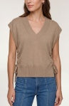 V-Neck Dolman Popover Sweater