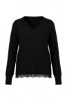 LP V-Neck L/S Sweater w/Lace
