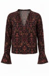 LP L/S Woven Top w/ Pintuck