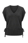 V-Neck Dolman Popover Sweater
