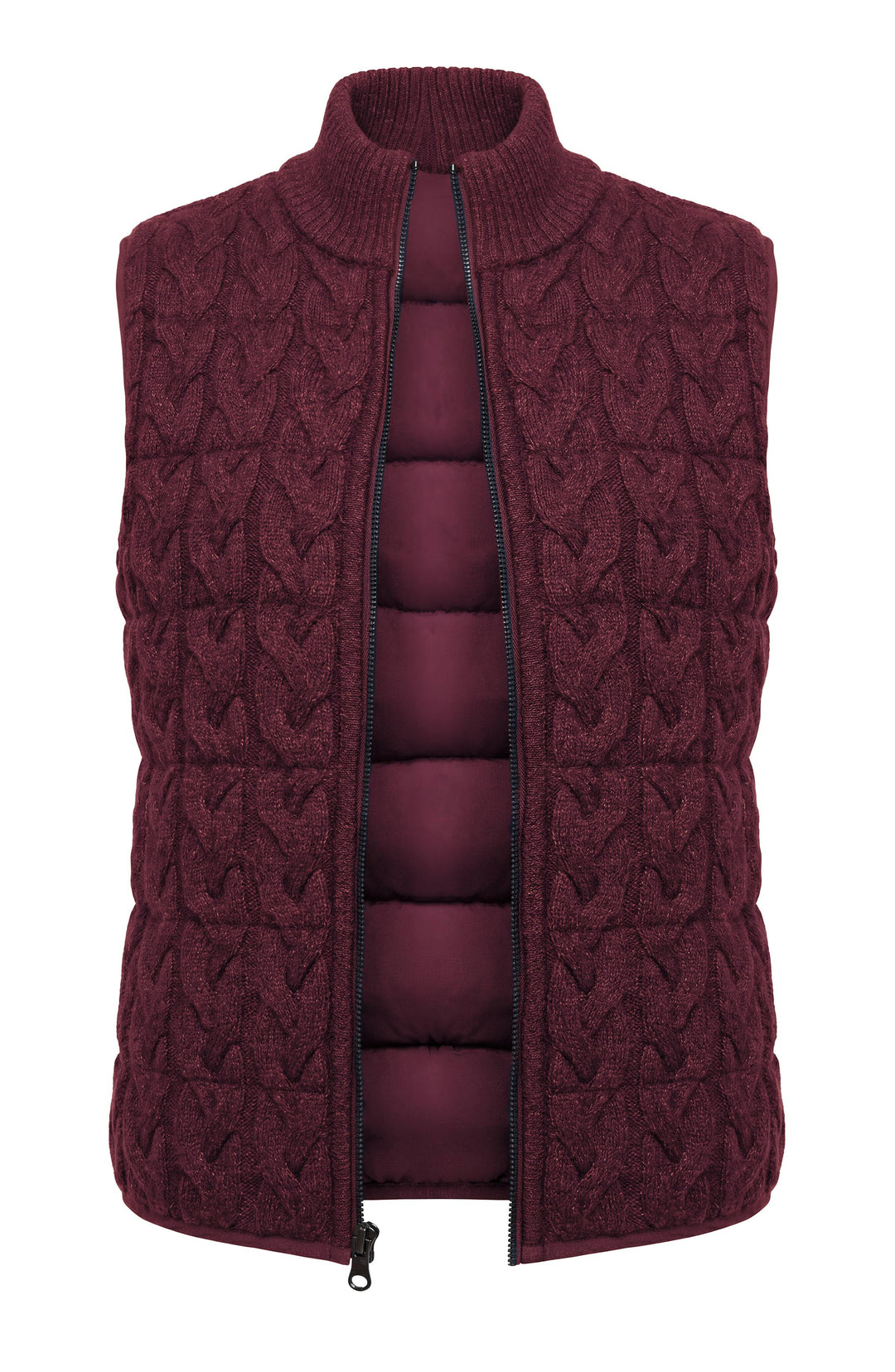 Quilted Reversible Sweater Vest