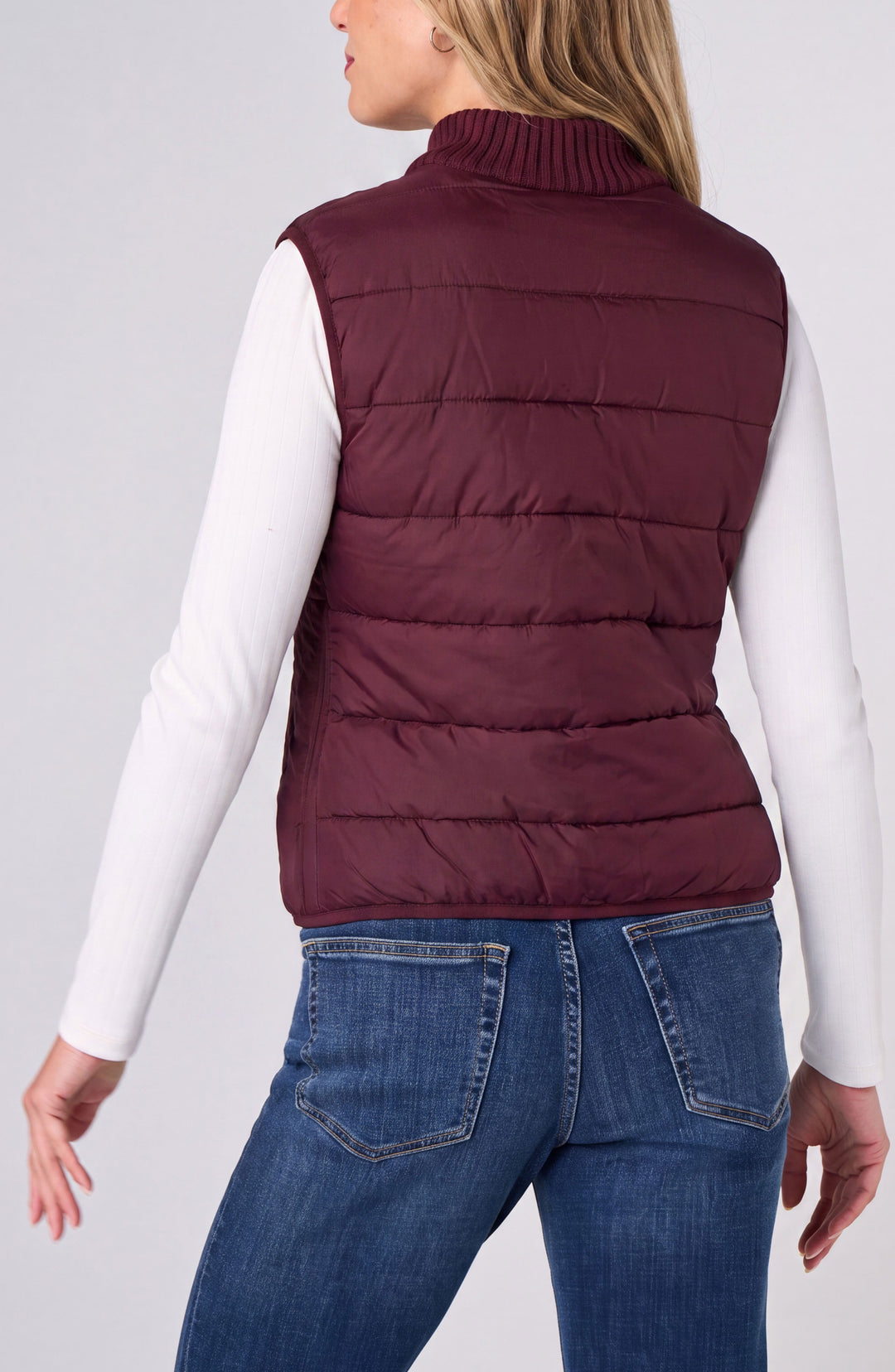 Quilted Reversible Sweater Vest