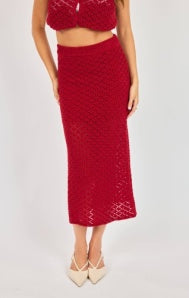 Venus Knit Midi Skirt