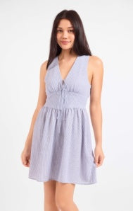 Garden Sun Tie Midi Dress