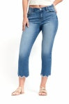 1822 25" Scalloped Crop Jean