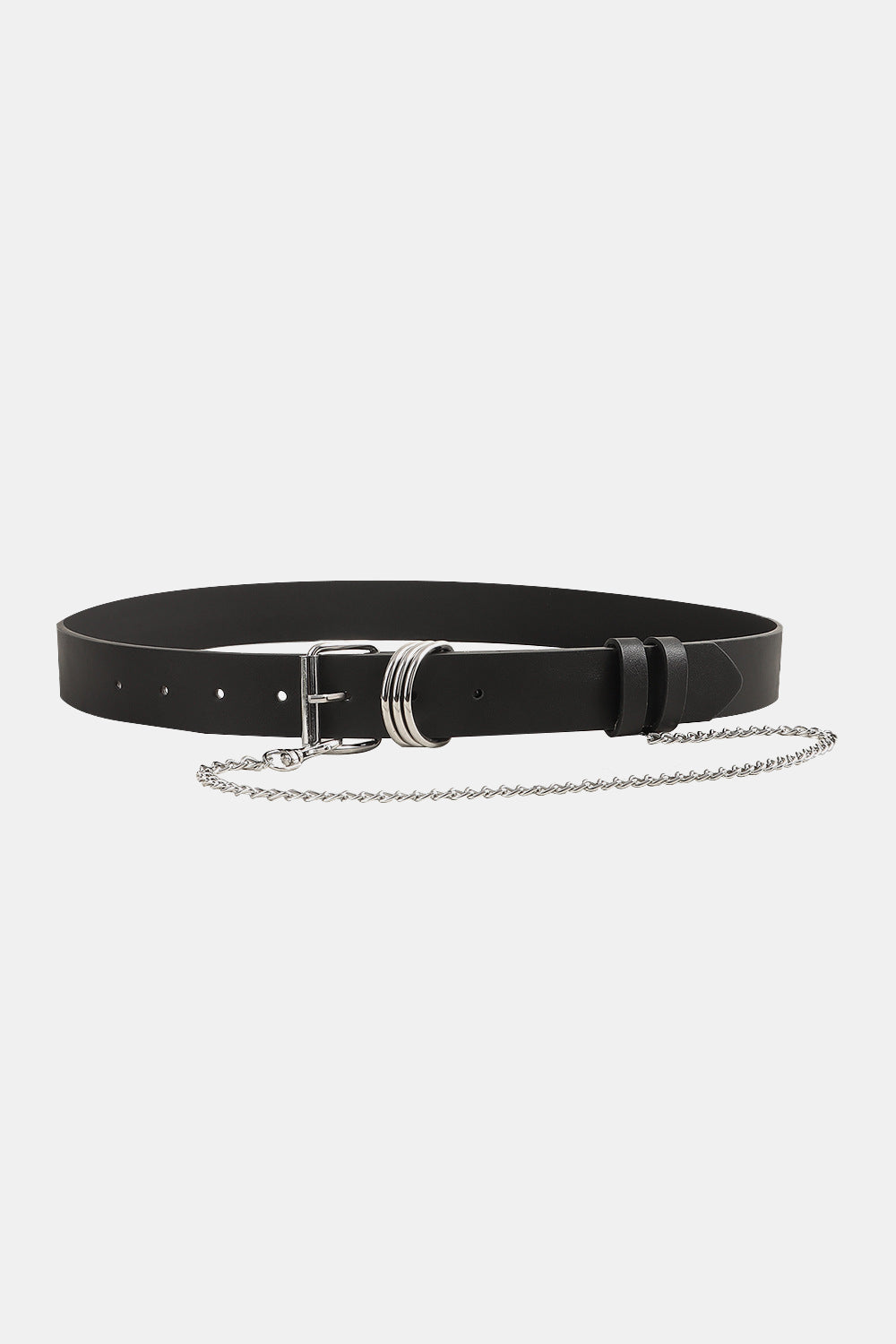 PU Leather Alloy Chain Belt