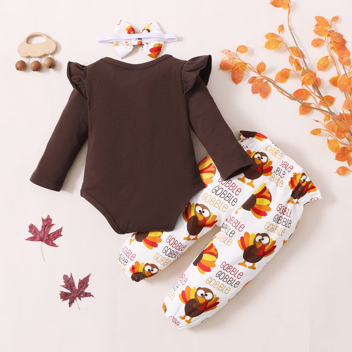 MY 1ST THANKS GIVING Graphic Bodysuit and Pants Set