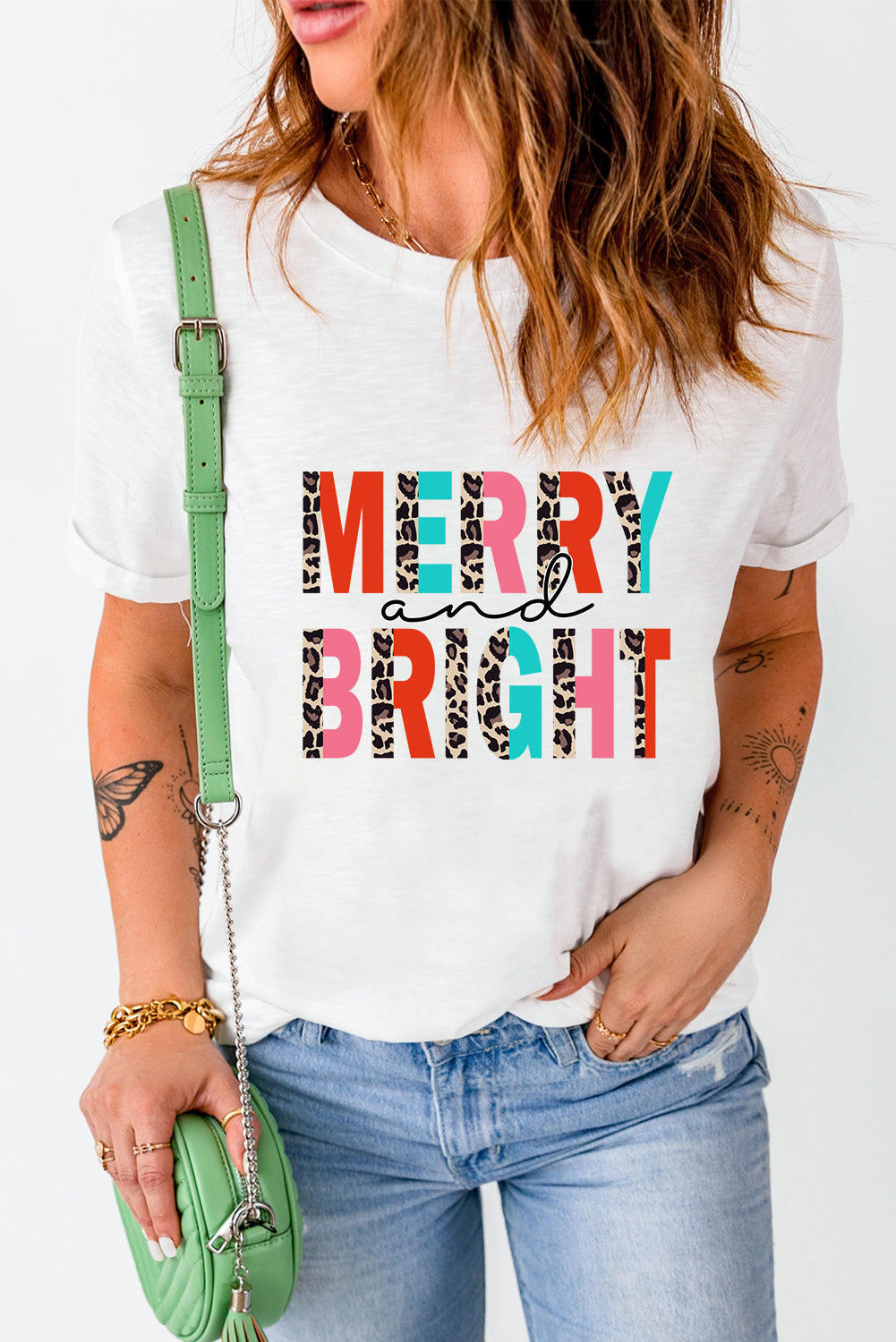MERRY AND BRIGHT Graphic T-Shirt