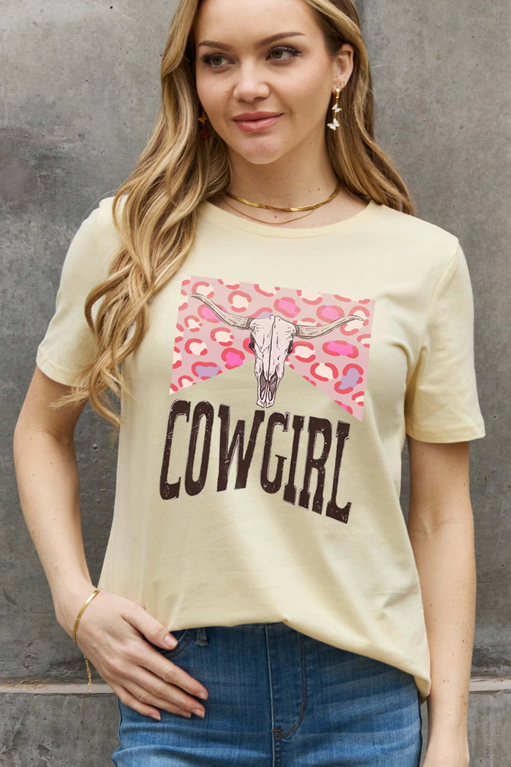 Simply Love Full Size COWGIRL Graphic Cotton Tee